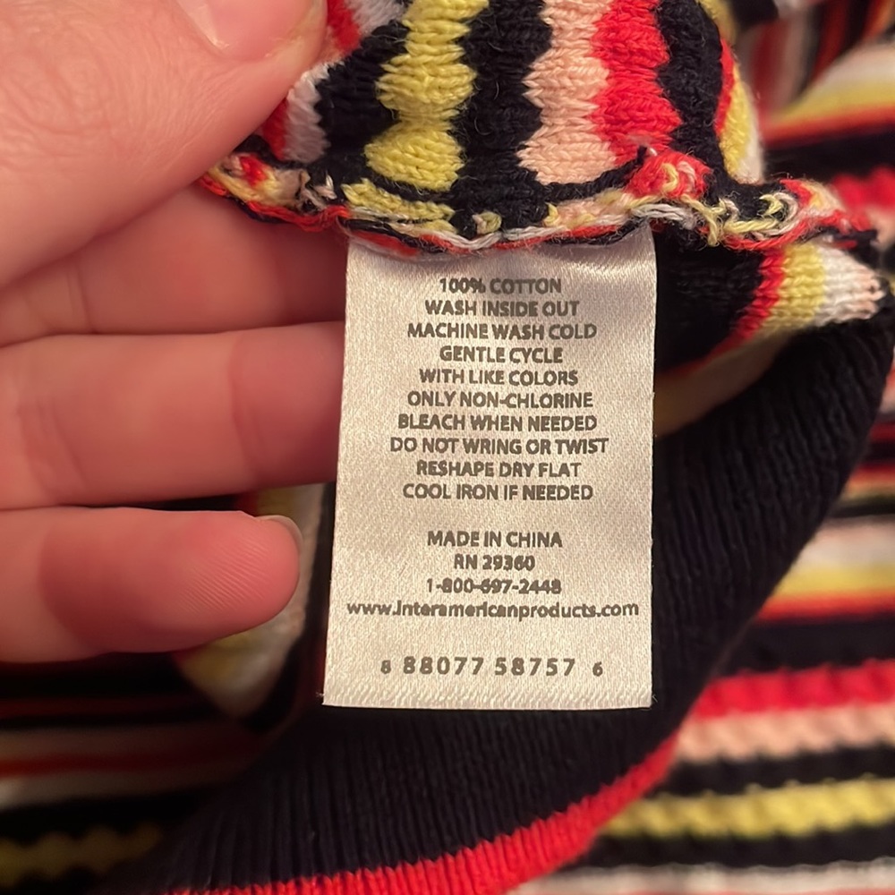 Multicolor Striped Knit Sweater Vest - Picture 8 of 8